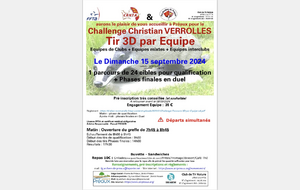 Concours 3D par équipe à Préaux 