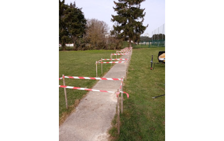 Pas de tir du stade Mathieu BODMER. 